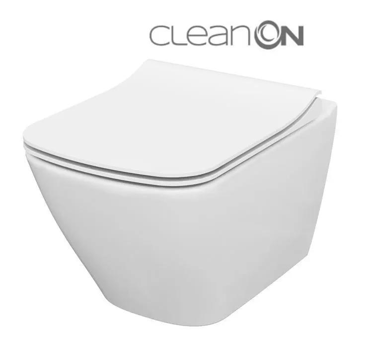 Zestaw B220 Miska zawieszana bezkołnierzowa City Square MZ City Square, des