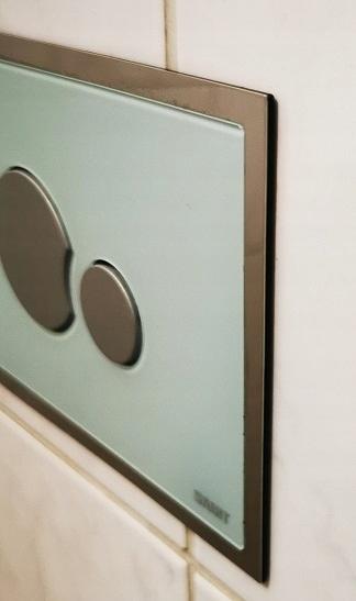 ROCA Przycisk do stelaża Sanit zlicowany SK706 chrom połysk/stal