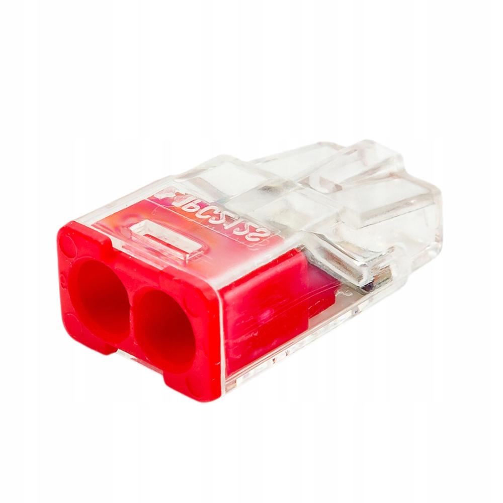 Szybkozłączka mini PC-212S do przewodu typu drut, 0,2-2,5mm2 opk=100szt