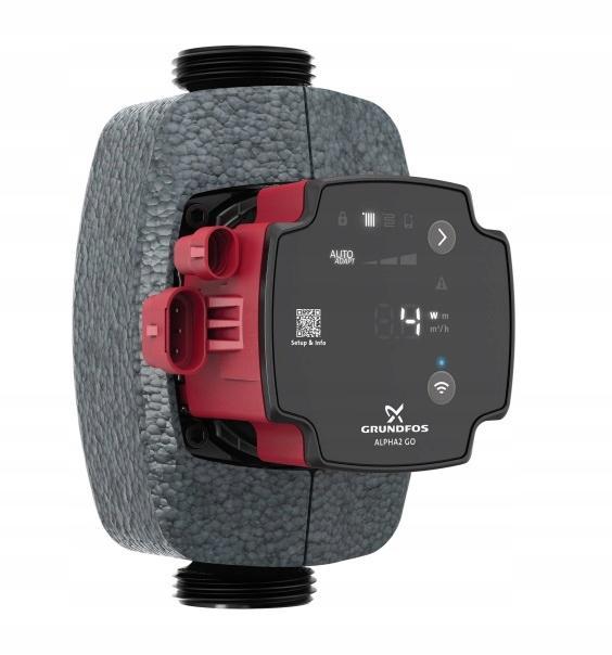 Pompa obiegowa 1 x 220-240 V, 9H GRUNDFOS ALPHA2 GO 25-40 180 z Bluetoot