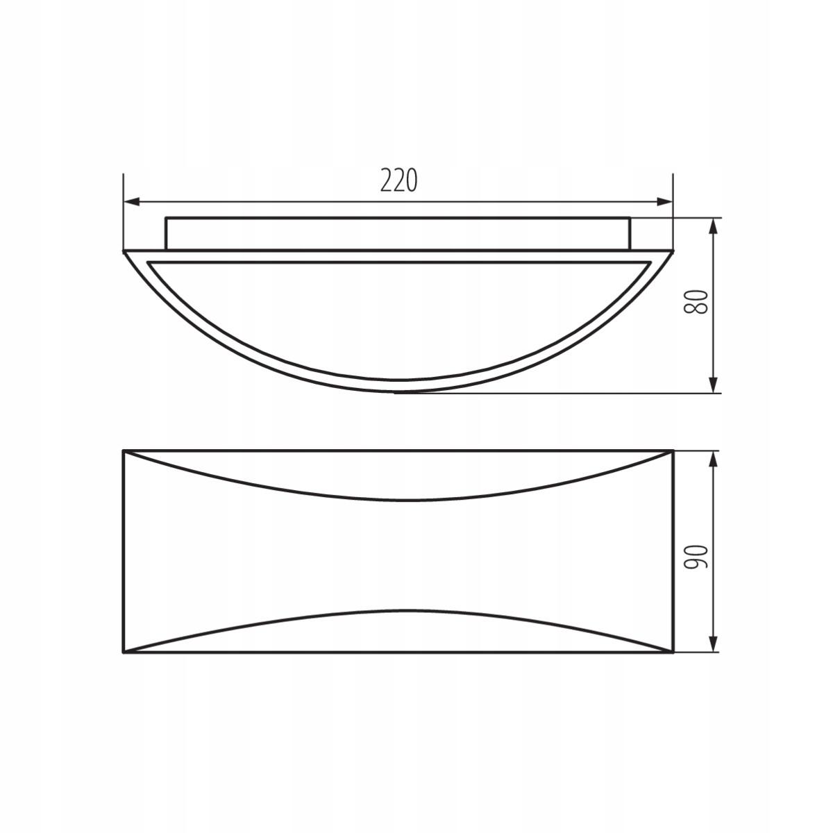 Kanlux Oprawa elewacyjna BISO LED EL 8W-W 48h