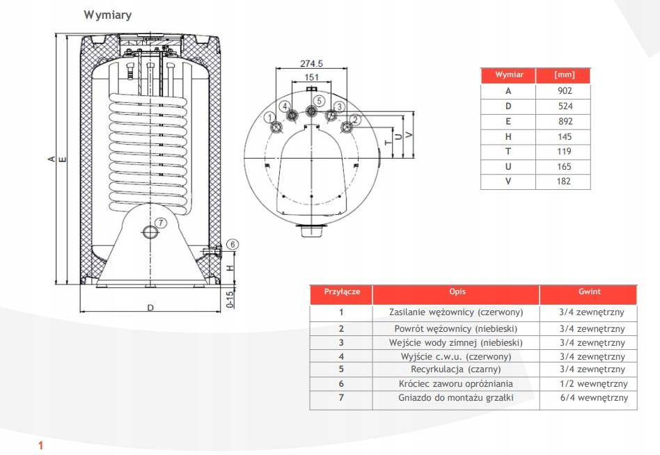 IMMERGAS Wymiennik c.w.u. UBS 100 V3