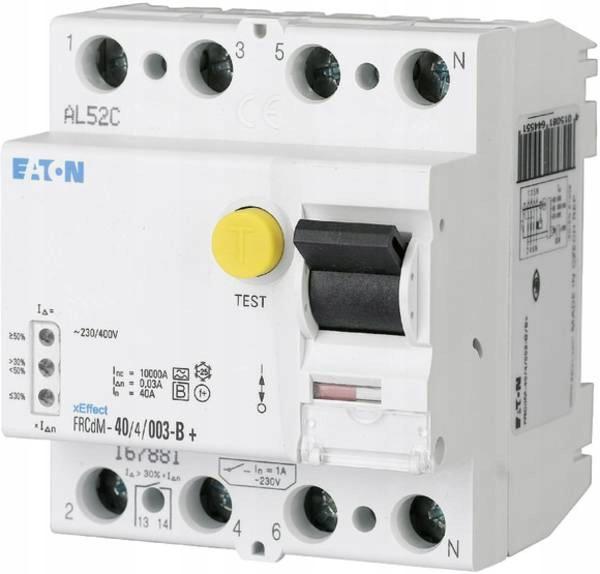 EATON Wyłącznik różnicowoprądowy typ G/B 4-biegunowy FRCdM-25/4/003-G/B