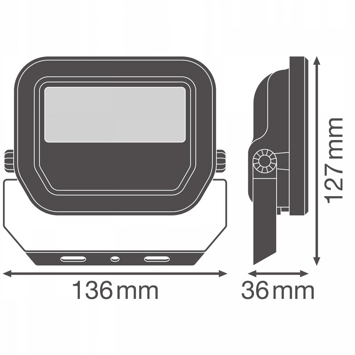 Naświetlacz Floodlight 10 P 8W 1K2LM 840 PS SY100 BK Uniwersalny naświetlac