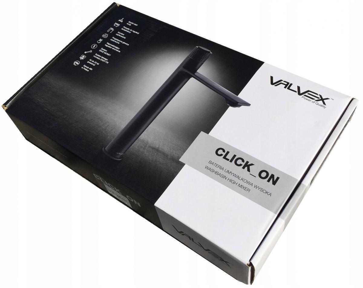 DECOR BLACK Bateria umywalkowa stojąca, nablatowa, wysoka