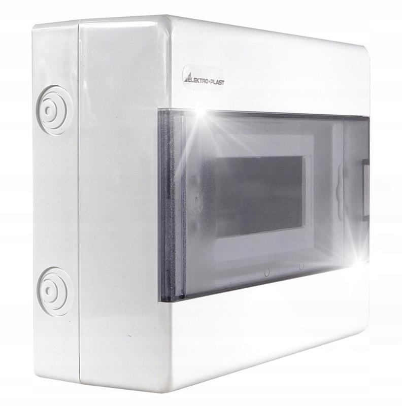 ELEKTRO-PLAST OPATÓWEK Rozdzielnica natynkowa SRn-8 (N+PE) IP40