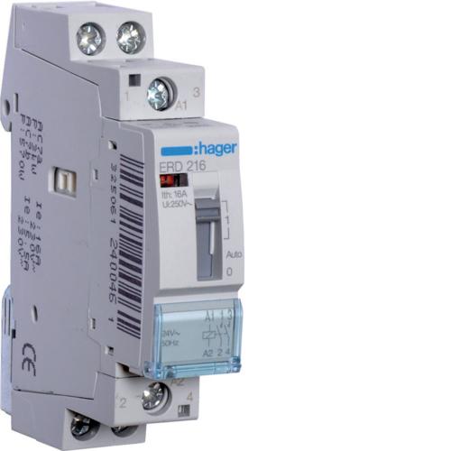 HAGER Przekaźnik instalacyjny 24VAC 2NO 16A