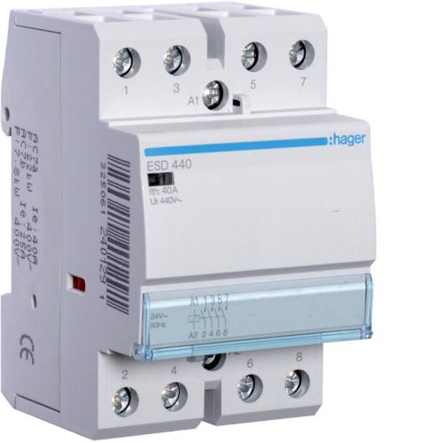HAGER Stycznik 24VAC 4NO 40A AC-7a/b