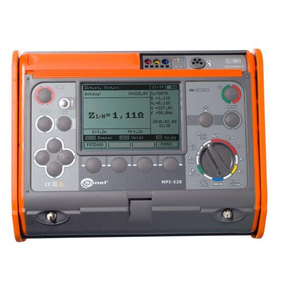 MPI-520 Wielofunkcyjny miernik parametrów instalacji elektrycznych z Certyf