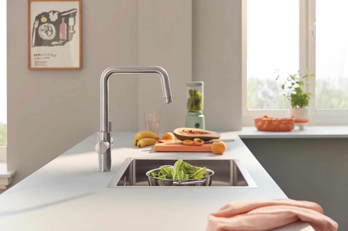 Bateria filtrująca Grohe Blue Pure Eurosmart z obracaną w zakresie 150 wyl