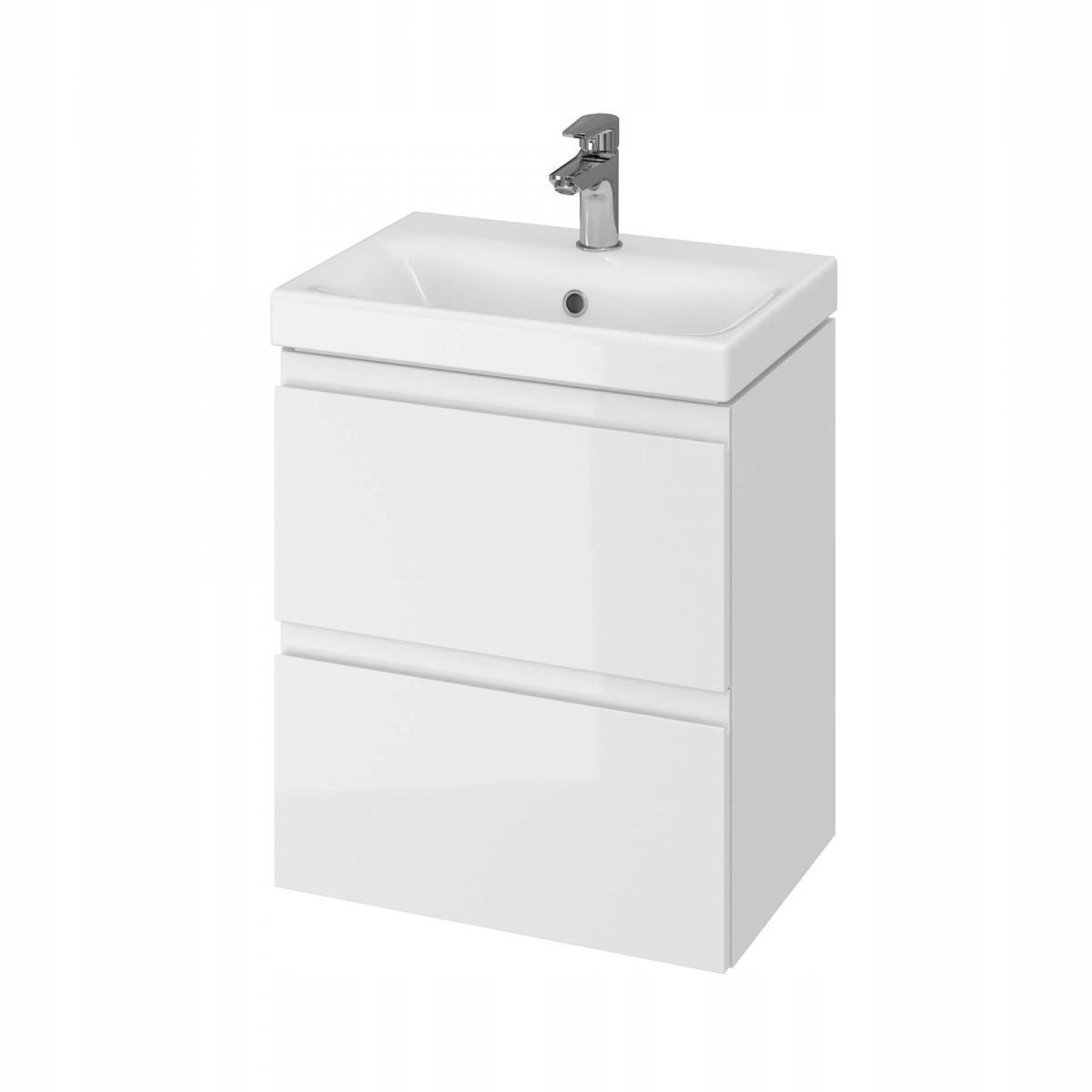 CERSANIT Zestaw 983 Moduo Slim 50 biały (szafka + umywalka)