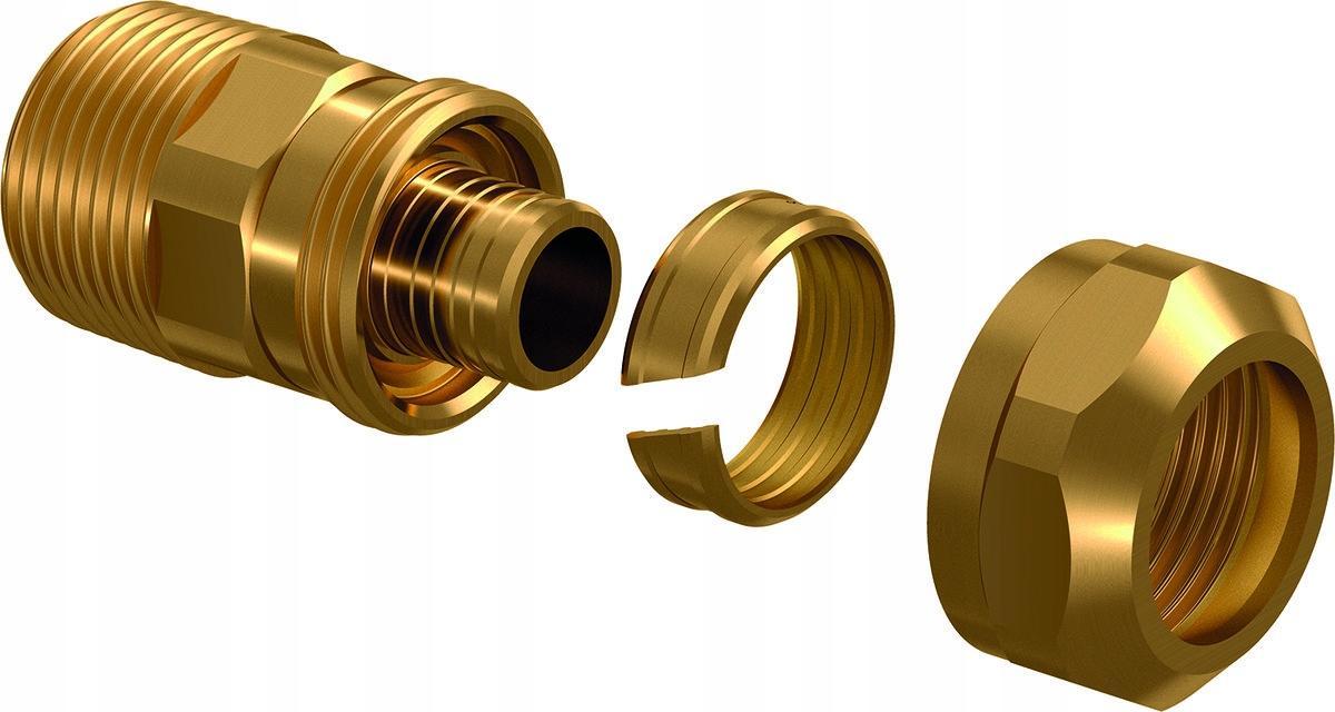 UPONOR Uponor Ecoflex złączka skręcana 20x2,8-3/4 GZ PN10