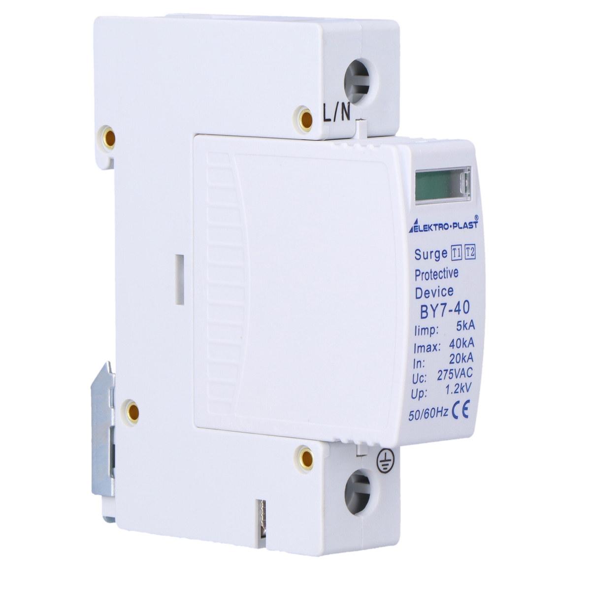 ELEKTRO-PLAST OPATÓWEK Ogranicznik przepięć B+C 1P (T1+T2 AC) BY7-40/1-275