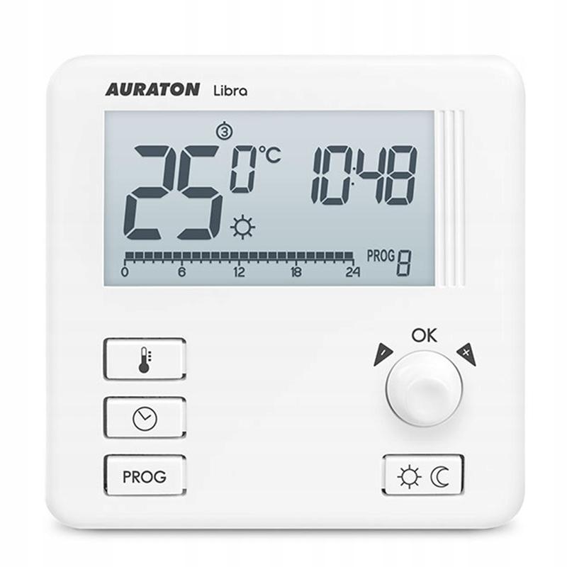 AURATON Libra - Tygodniowy, przewodowy regulator temperatury, (następca mod