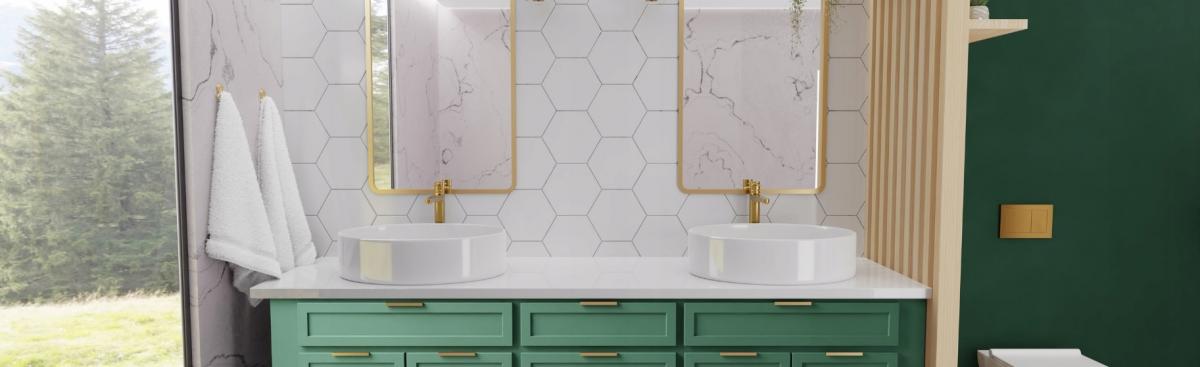 Bateria natryskowa INVENA podtynkowa VERSO 2-funkcyjna