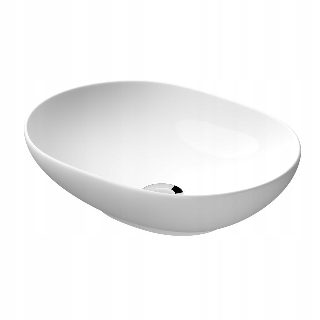 MITO by Cersanit Umywalka nablatowa SAVIO 50 cm owalna BOX