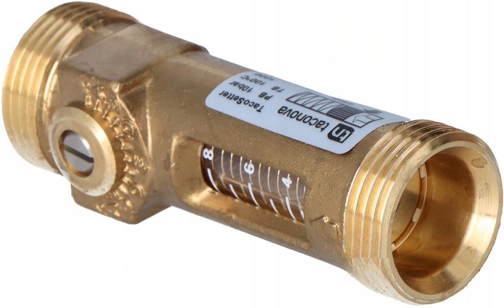 Zawór równoważąco-pomiarowy Tacosetter Inline 100 DN15, 2-8 L/min, GZ3/4xG