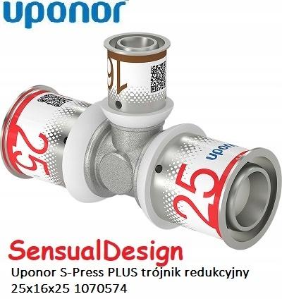 Uponor S-Press PLUS trójnik redukcyjny 25-16-25