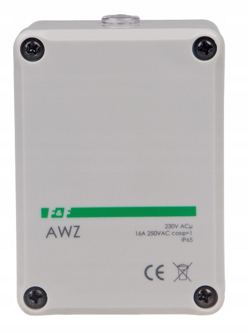 Automat zmierzchowy AWZ I=16A, obudowa hermetyczna, zintegrowana puszka prz