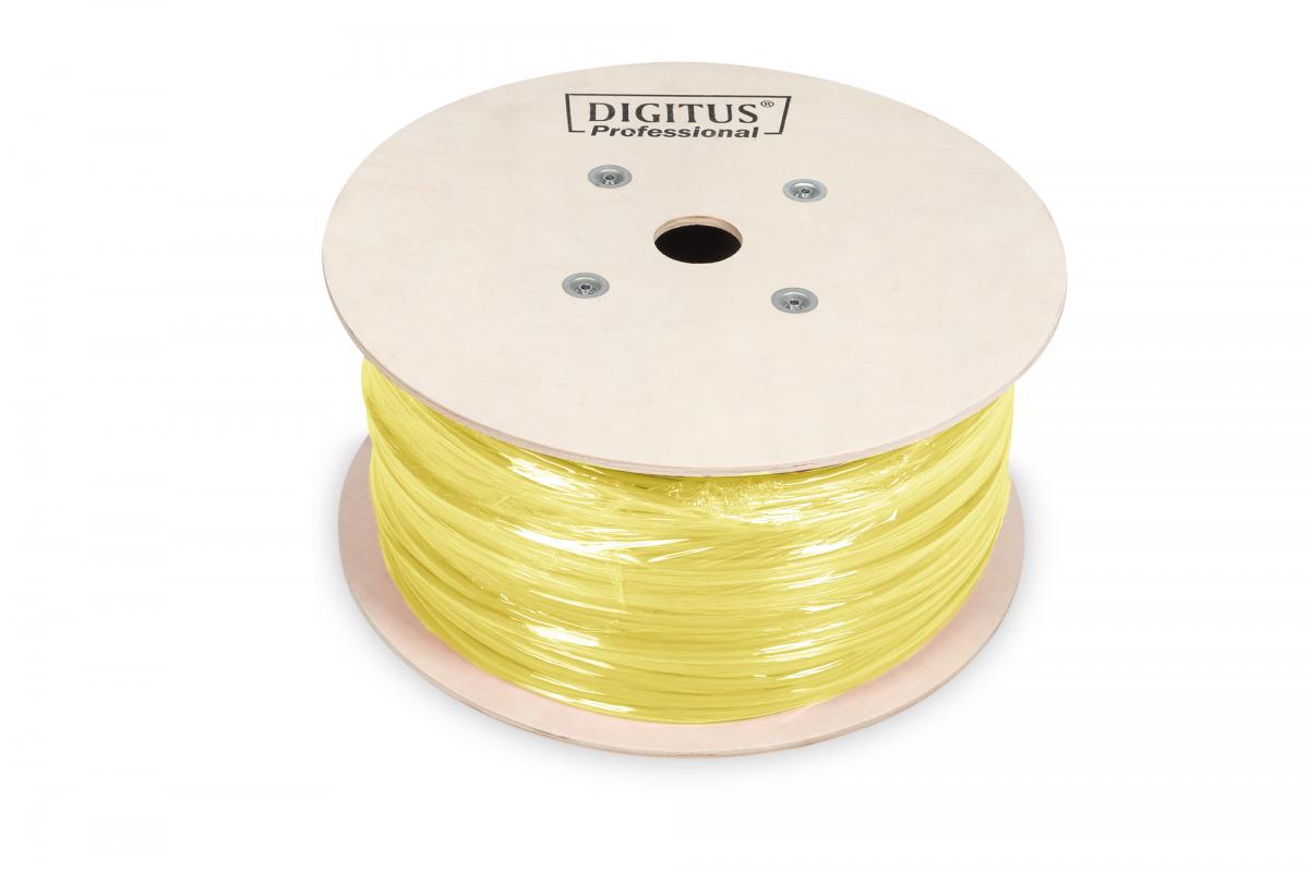 Kabel instalacyjny DIGITUS kat.7A, S/FTP, Dca, AWG 22/1, LSOH, 500m, żółty,