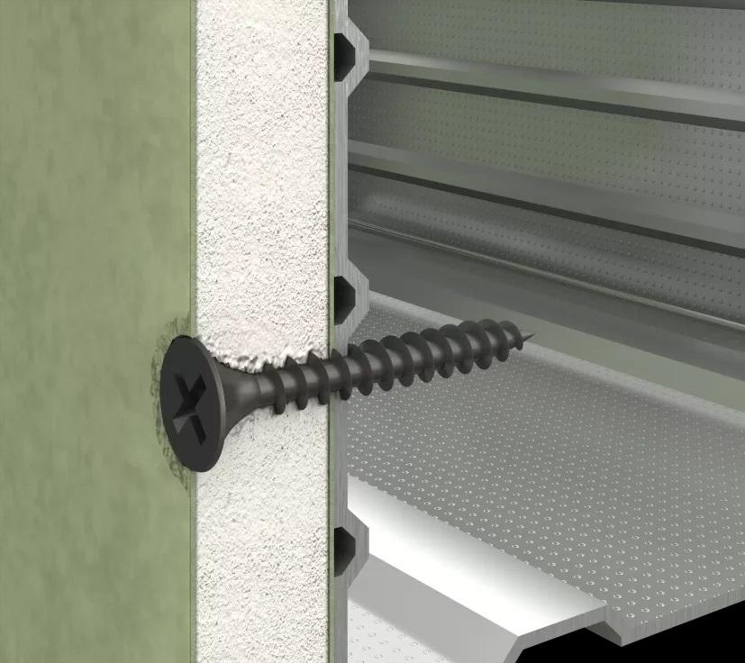 KOELNER Samowiercące wkręty fosfatowane do skręcania profili WS 3,5x25 mm
