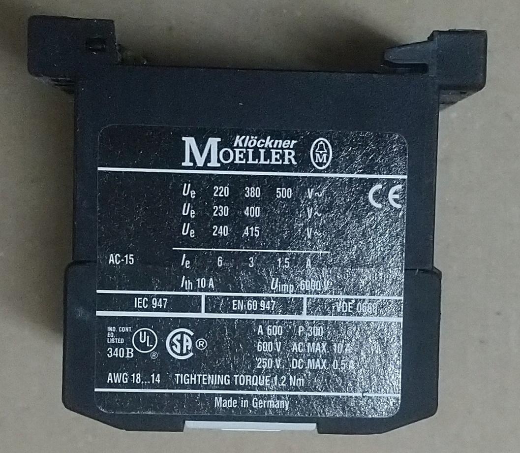 EATON Stycznik pomocniczy AC-15 I=3A 2Z 2R DILER-22-G(24VDC)