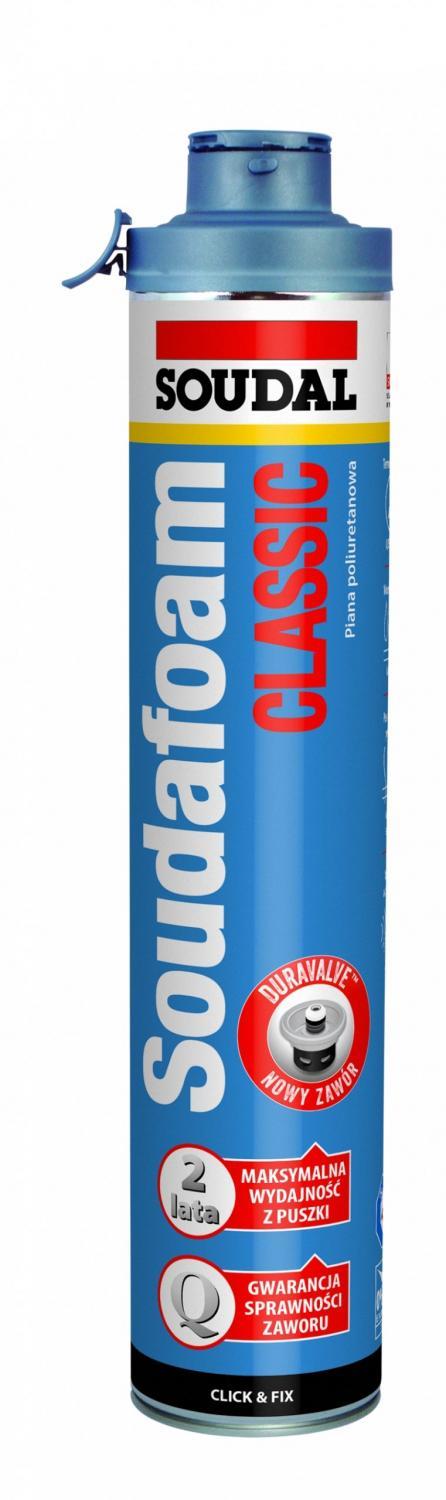 SOUDAL Pianka pistolet clickfix 750 ml