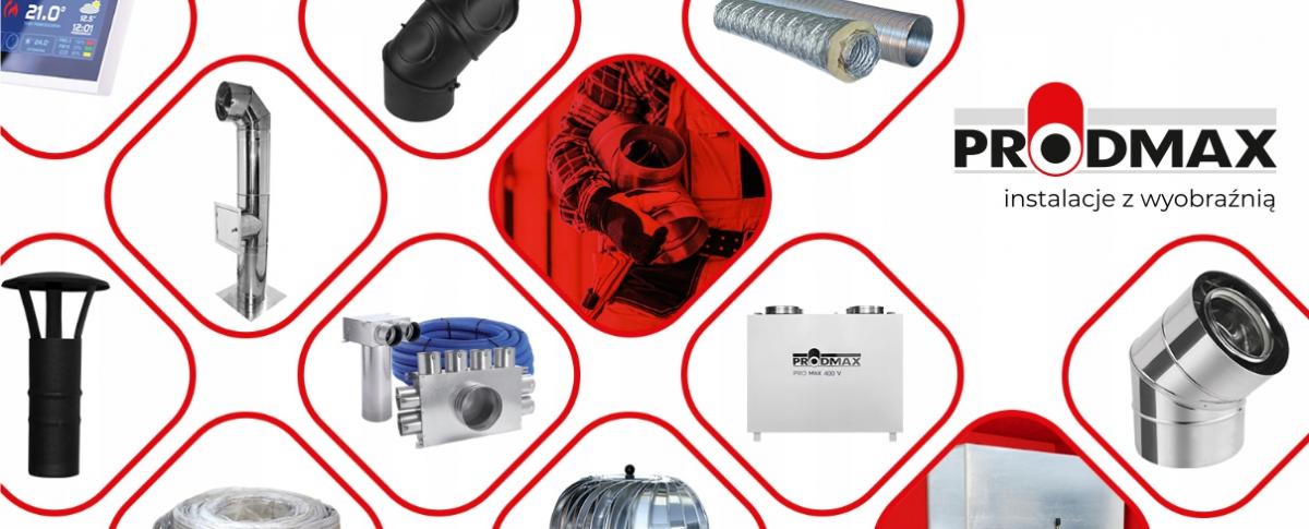PRODMAX Nasada podłużna kwasoodporna fi 150mm
