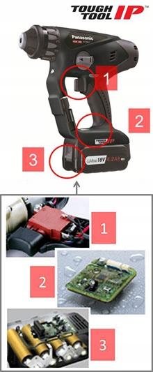 Zestaw PANASONIC Młot obrotowo-udarowy SDS 28.8V z Dust Collection System(D