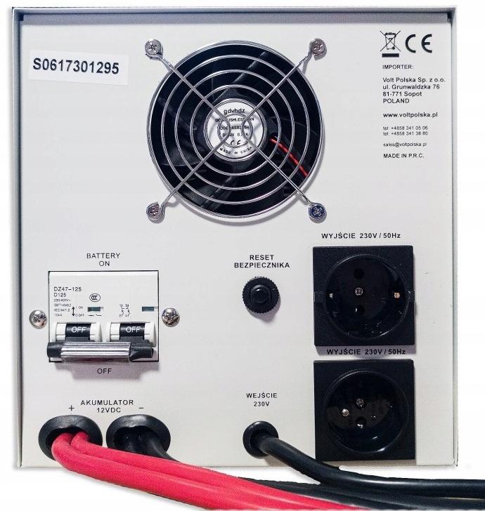 VOLT SINUS PRO 2200 E 12/230V (1600/2200W) ZASILACZ AWARYJNY