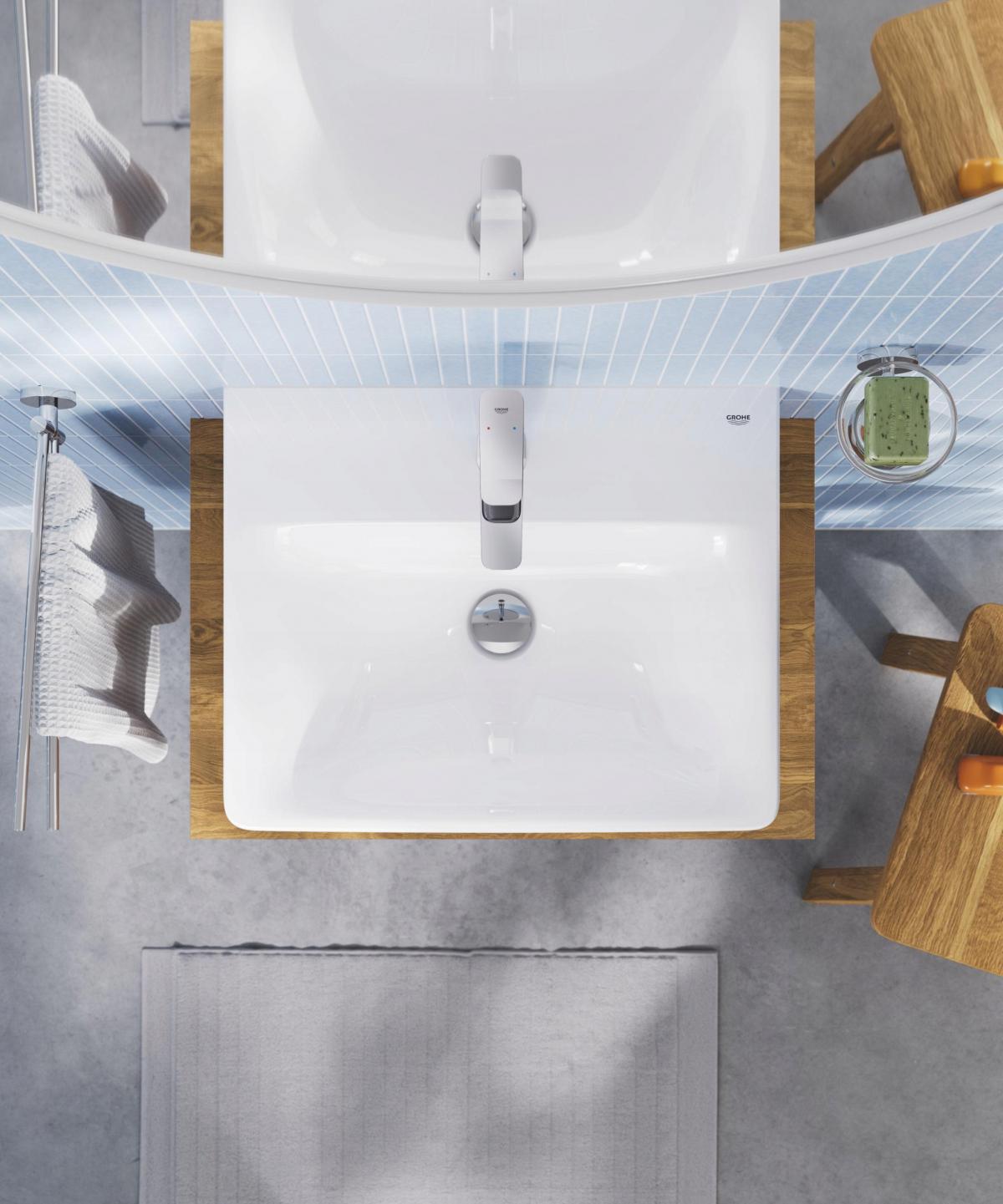 GROHE Umywalka wisząca 55 cm, z przelewem, Euro Ceramika