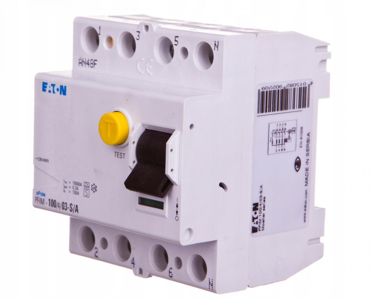 EATON Wyłącznik różnicowoprądowy PFIM PFIM-100/4/03-S/A