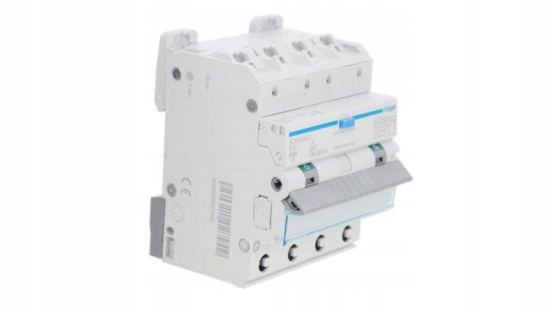 Wyłącznik różnicowoprądowy z członem nadprądowym 4P 6kA B 16A/30mA A QC/QB