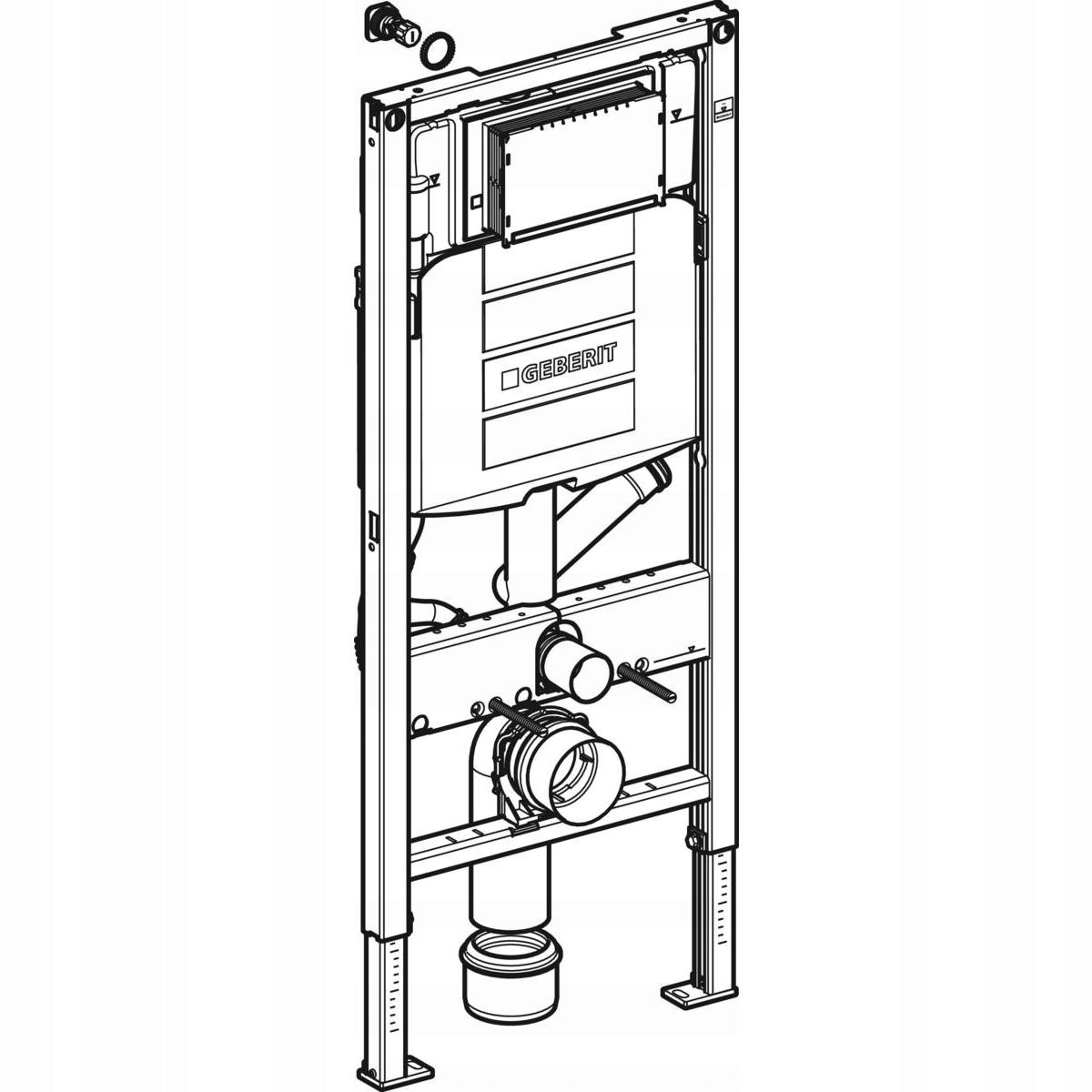 Stelaż montażowy Geberit Duofix SIGMA odciąg45 48h