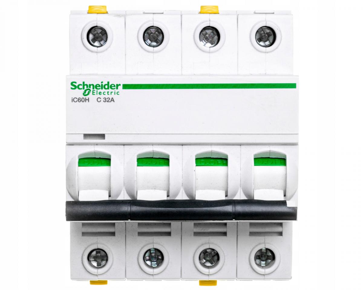 SCHNEIDER ELECTRIC Wyłącznik nadprądowy iC60H-C32-4 C 32A 4-biegunowy