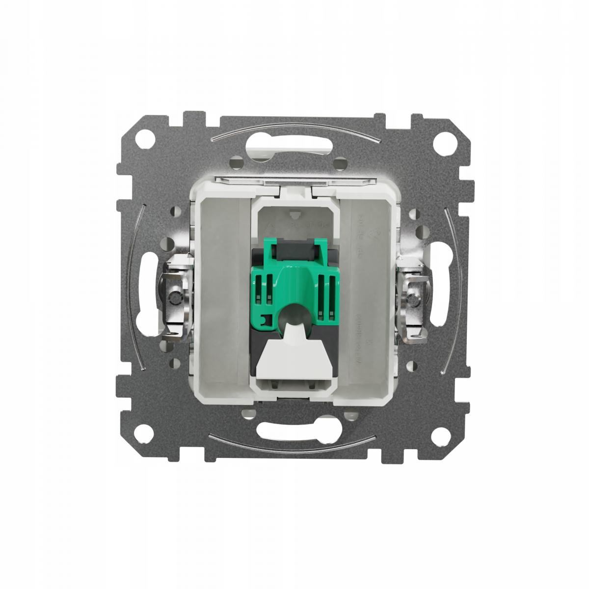 SCHNEIDER ELECTRIC Gniazdo komputerowe RJ45 kat.5e UTP, biały SEDNA DESIGN