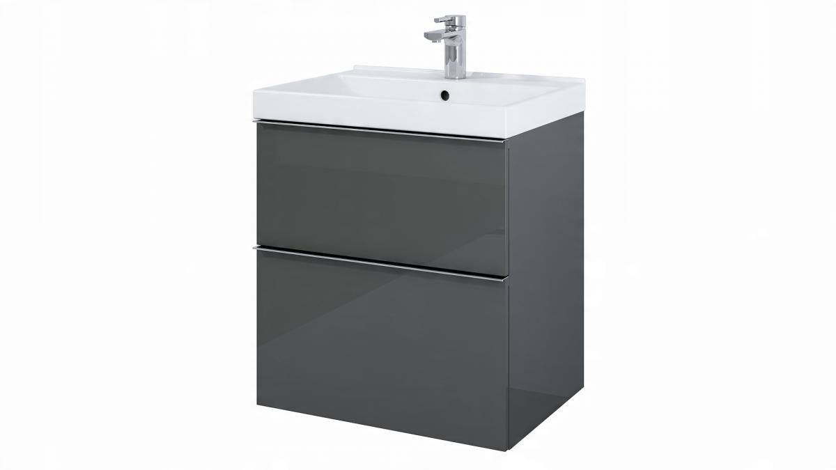 Szafka podumyw. LOOK 60x45cm Wisząca 2S Anthracite ELITA