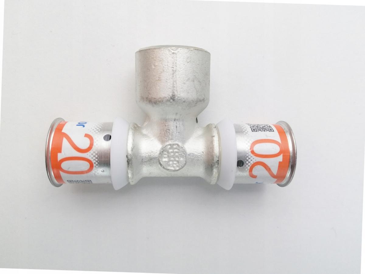 UPONOR Uponor S-Press PLUS trójnik z gwintem wewn. 20-Rp1/2FT-20