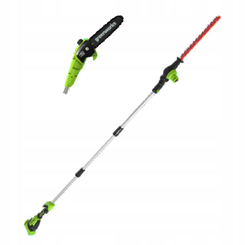 GREENWORKS Pilarka/nożyce do żywopłotu na wysięgniku Greenworks GD40PSH 40V