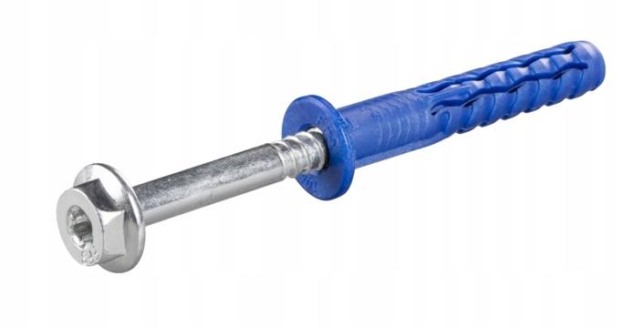 FFS Kołek ramowy poliamidowy z krótką strefą rozporu z kołnierzem 10x120mm