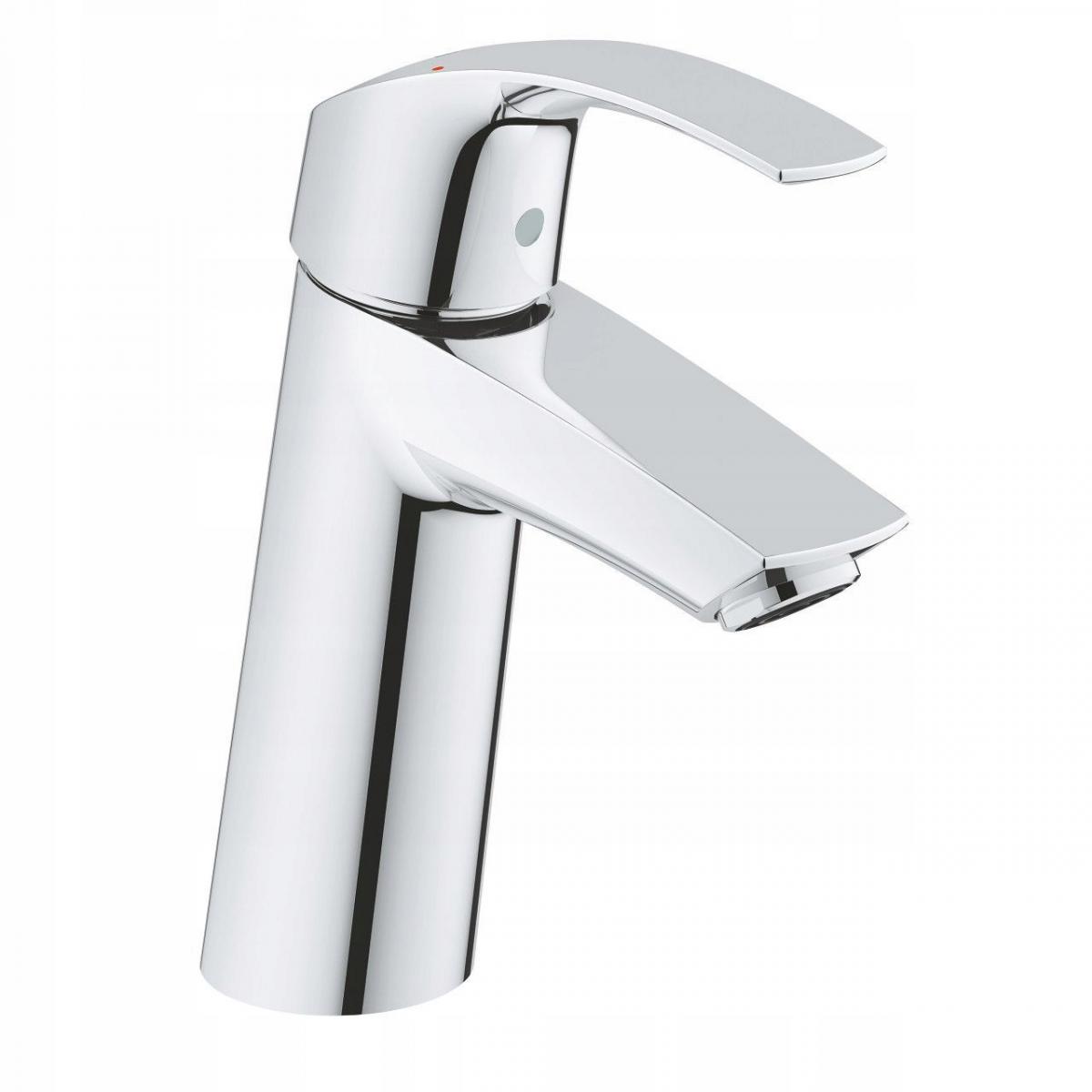 Bateria umywalkowa stojąca GROHE Eurosmart 1-uchwytowa 1-otworowa chrom