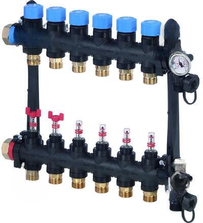 UPONOR Uponor Vario M rozdzielacz z przepływomierzem FM 6XG3/4 EURO