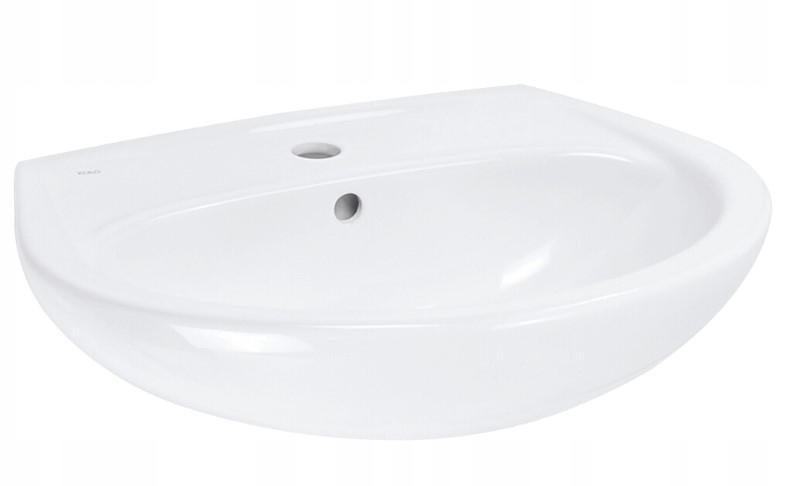 KOŁO Umywalka GEBERIT Idol wisząca z otworem z przelewem 500 x 410 mm biała