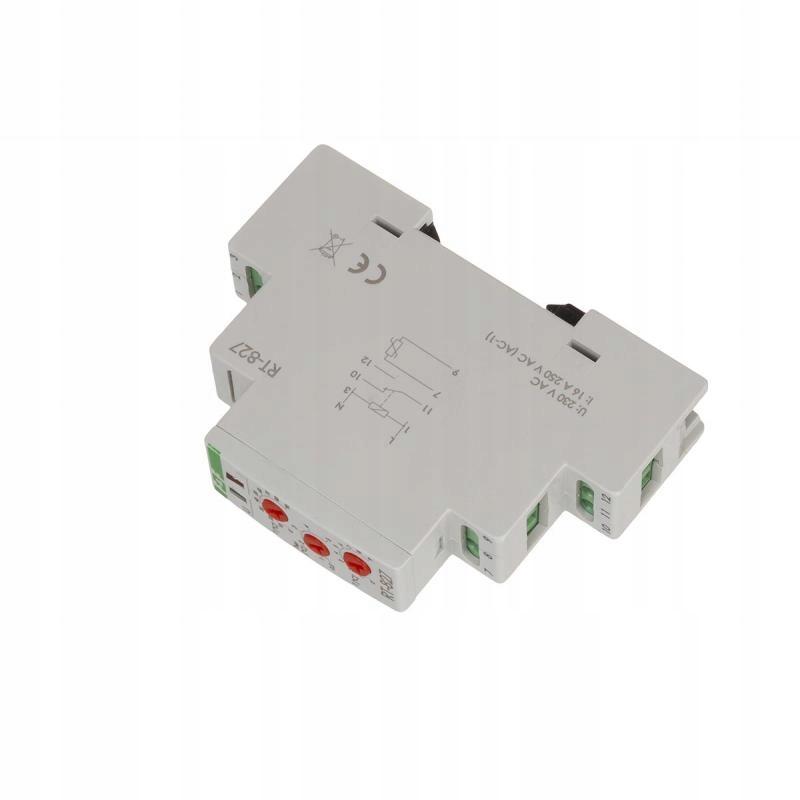 F&F Regulator temperatury w zakresie od -4 do +5 st.C, I=16A, 1moduł