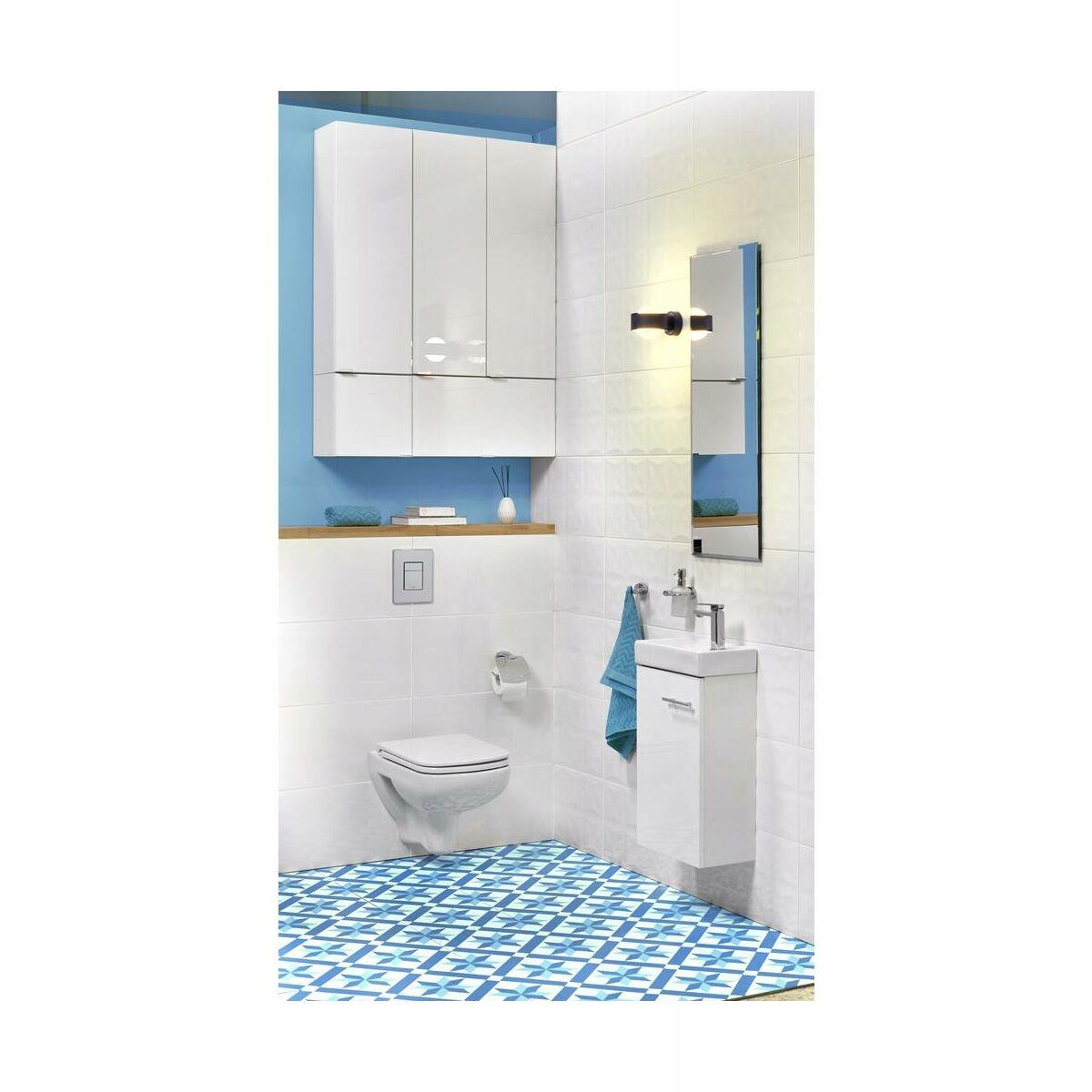 Zestaw 652 Miska zawieszana bezkołnierzowa Colour New CleanOn, deska duropl