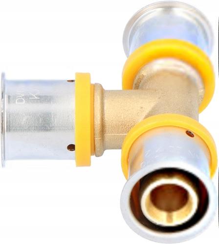 KAN-therm Trójnik mosiężny ultraPRESS - 20