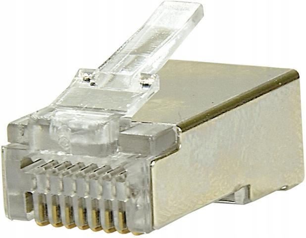 A-LAN Wtyk przelotowy RJ45 STP kat.5e (op.100 szt) ALANTEC