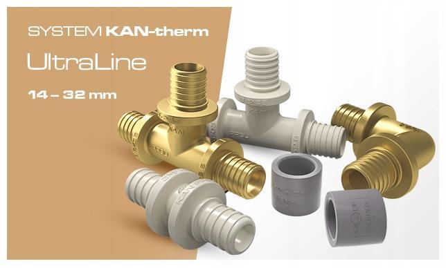 Trójnik redukcyjny mosiężny ultraLINE - 25/32/25