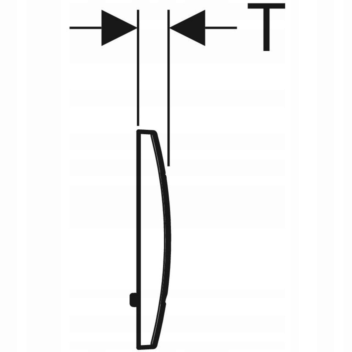 Przycisk spłuczki Geberit Delta30 Biały 48h