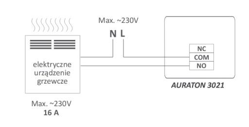 AURATON Regulator temperatury tygodniowy, bezprzewodowy LARS Libra R